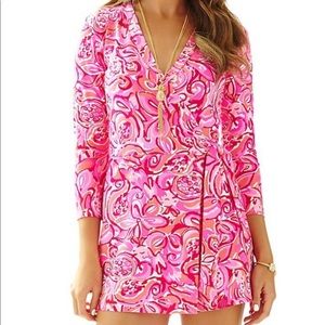 Lilly Pulitzer Karlie wrap romper